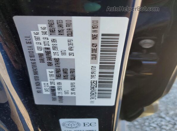 3MVDMBCMXPM520258 2023 MAZDA CX-30 Blue Вид наклейки з VIN-кодом