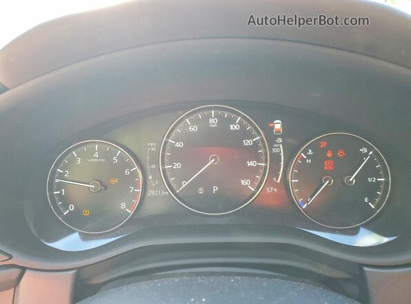 3MVDMBDL3NM431005 2022 MAZDA CX-30 Red Vista del cuadro de instrumentos