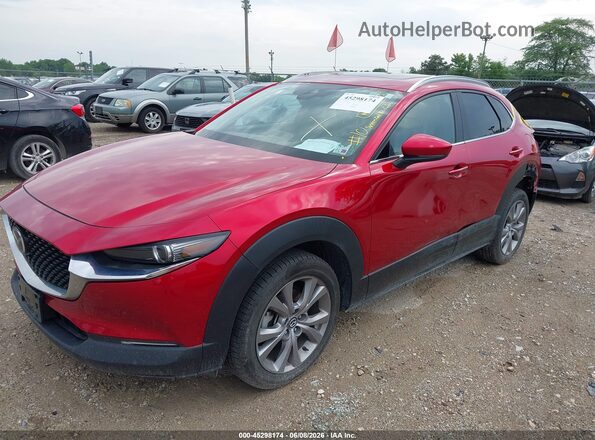 3MVDMBDL5MM309132 2021 MAZDA CX-30 Red წინა მარცხენა ხედი სამი მეოთხედიდან