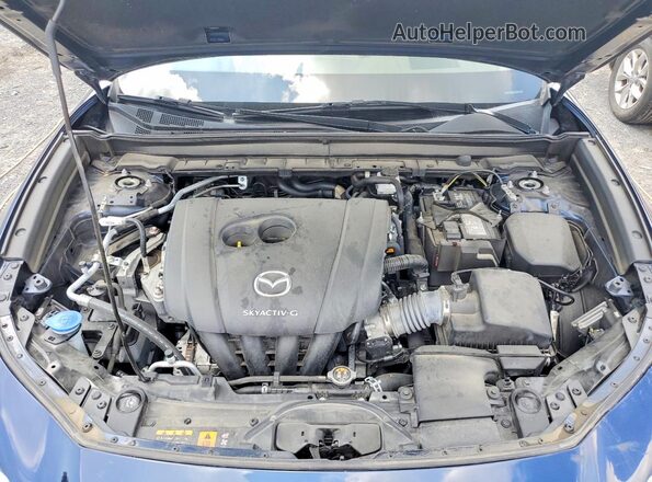 3MVDMBDL6NM443732 2022 MAZDA CX-30 Blue Rear interior view