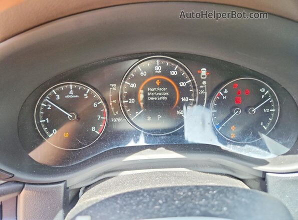3MVDMBDM2MM219672 2021 MAZDA CX-30 White Вид щитка приладів