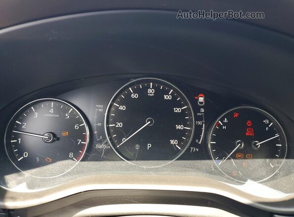 3MVDMBDM3SM796112 2025 MAZDA CX-30 Black Instrument cluster view