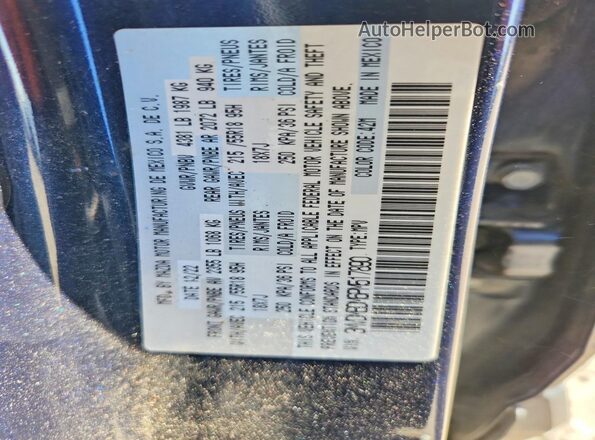 3MVDMBDM6PM517890 2023 MAZDA CX-30 Blue Vista del compartimento del motor