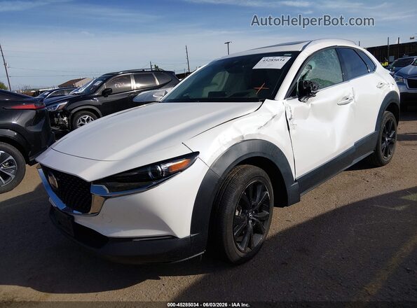 3MVDMBDY1NM411928 2022 MAZDA CX-30 White წინა მარცხენა ხედი სამი მეოთხედიდან