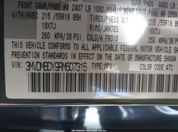 3MVDMBDY9RM607315 2024 MAZDA CX-30 Gray Շարժիչի բաժամունքի տեսք