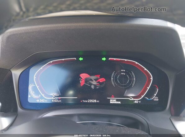 3MW23CM02N8C48868 2022 BMW 2 SERIES Purple Вид задніх сидінь