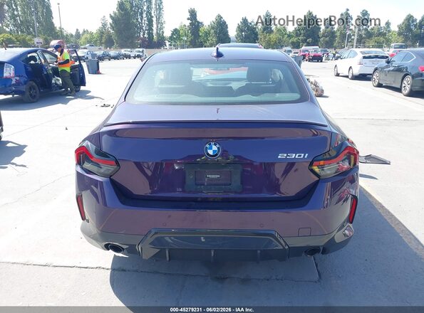3MW23CM02N8C48868 2022 BMW 2 SERIES Purple 