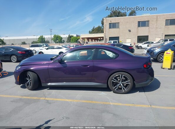 3MW23CM02N8C48868 2022 BMW 2 SERIES Purple 