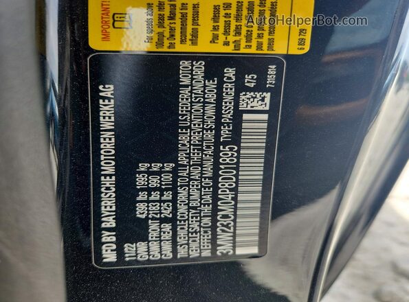 3MW23CM04P8D01895 2023 BMW OTHER Черный 