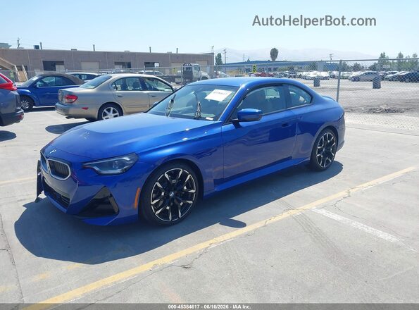 3MW23CM05T8G16635 2026 BMW OTHER Blue Առջևի ձախ երեք քառորդ տեսարան