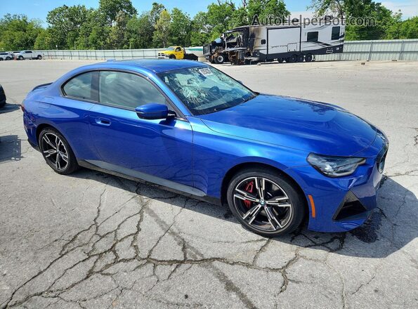 3MW33CM07R8E57288 2024 BMW 2 SERIES Blue Przód prawy