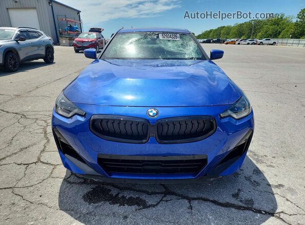 3MW33CM07R8E57288 2024 BMW 2 SERIES Blue Widok z przodu