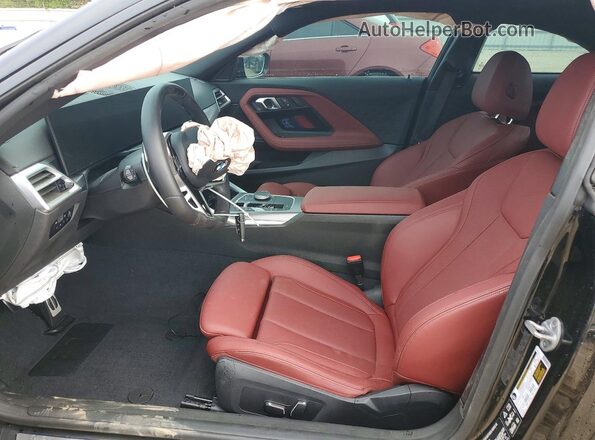 3MW33CM07S8F65920 2025 BMW 2 SERIES Black Widok wnętrza z przodu
