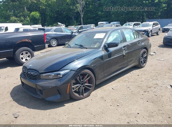 3MW49FF01R8E07570 2024 BMW M3 Серый Передняя левая четверть