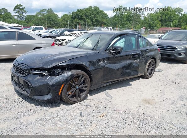 3MW49FF04P8C96199 2023 BMW M3 Black Vista tres cuartos delantera izquierda