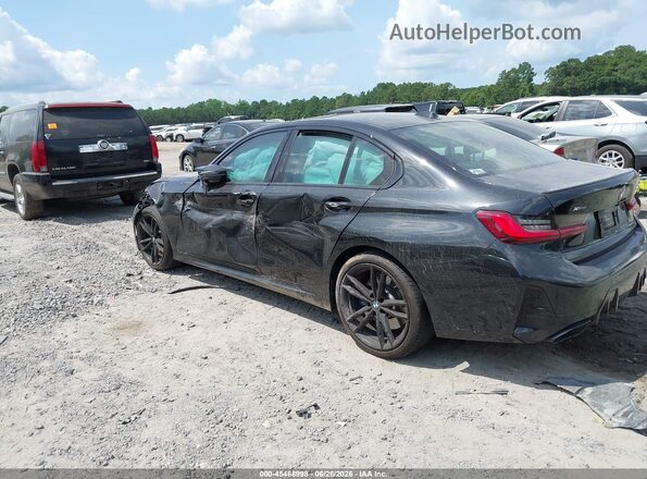 3MW49FF04P8C96199 2023 BMW M3 Black Trasero izquierdo