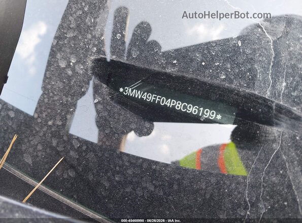 3MW49FF04P8C96199 2023 BMW M3 Black Vista del compartimento del motor