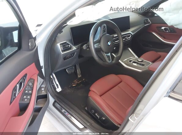 3MW49FF08R8E68916 2024 BMW M3 Серый Вид салона спереди