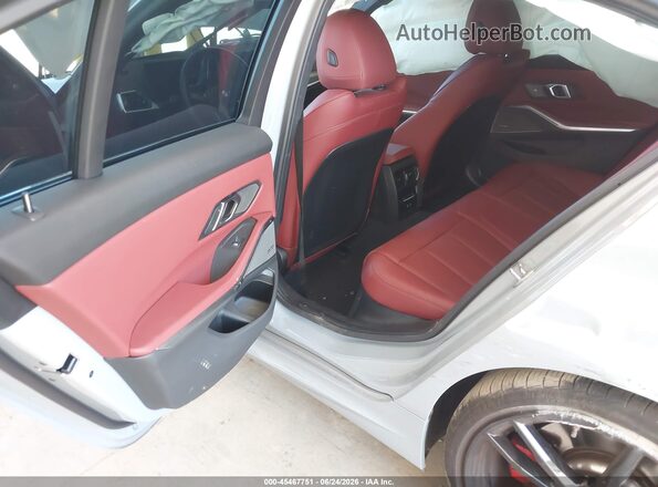 3MW49FF08R8E68916 2024 BMW M3 Серый Вид наклейки с VIN-кодом