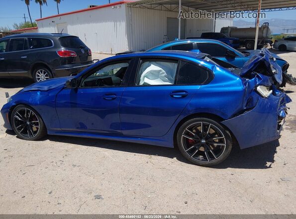 3MW49FS06P8C97022 2023 BMW M3 Blue Սալոնի հետևի տեսք