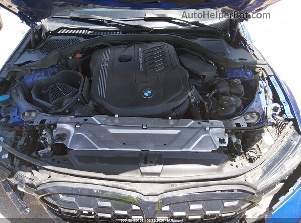 3MW49FS06P8C97022 2023 BMW M3 Blue Հետևի տեսք