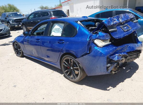 3MW49FS06P8C97022 2023 BMW M3 Blue Հետևի ձախ