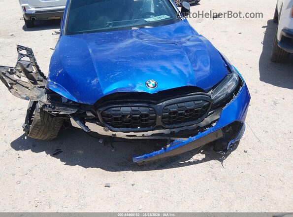 3MW49FS06P8C97022 2023 BMW M3 Blue Դիմացի տեսք