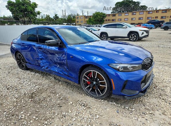 3MW49FS06R8D92487 2024 BMW M3 Blue წინა მარჯვენა
