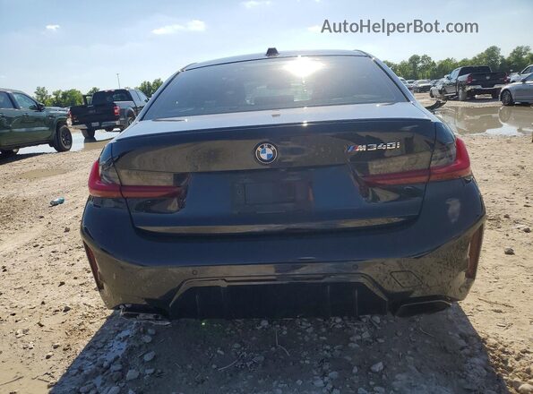 3MW49FS07P8D08111 2023 BMW M3 Черный Вид сзади