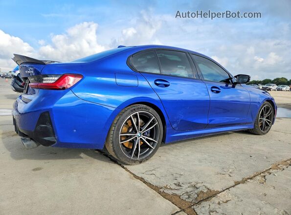 3MW49FS09P8D54524 2023 BMW M3 Blue უკანა მარჯვენა