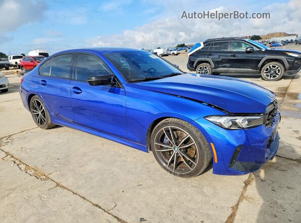 3MW49FS09P8D54524 2023 BMW M3 Blue წინა მარჯვენა