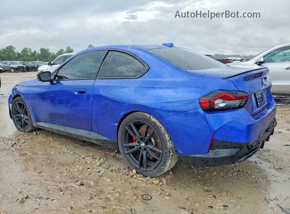3MW53CM00R8E73812 2024 BMW M2 Blue უკანა მარცხენა