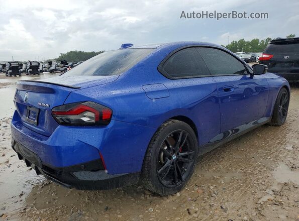 3MW53CM00R8E73812 2024 BMW M2 Blue უკანა მარჯვენა