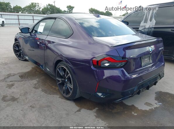 3MW53CM01P8C80811 2023 BMW M2 Purple Հետևի ձախ