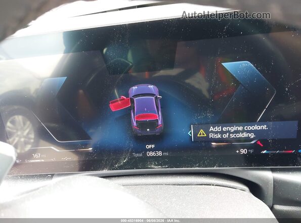 3MW53CM01P8C80811 2023 BMW M2 Purple Հետևի նստատեղերի տեսք