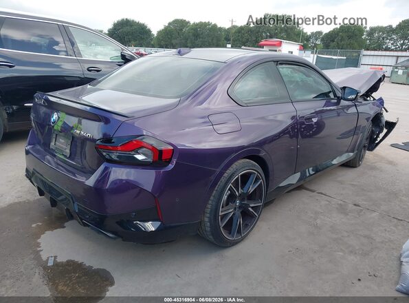 3MW53CM01P8C80811 2023 BMW M2 Purple Հետևի աջ