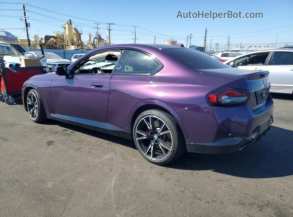 3MW53CM01R8E55996 2024 BMW M2 Фиолетовый Задняя левая четверть