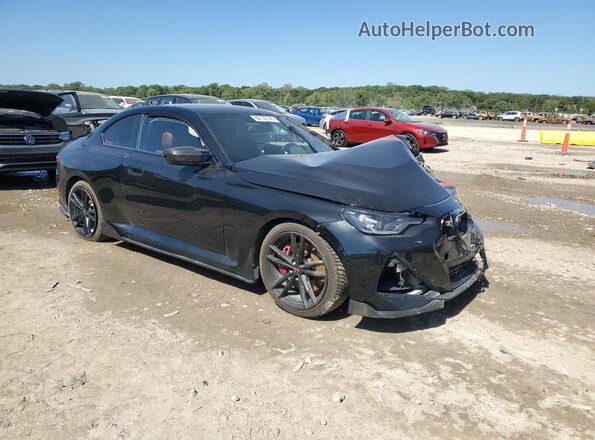 3MW53CM09N8C75580 2022 BMW M2 Black Առջևի աջ