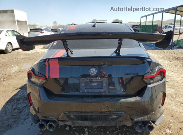 3MW53CM09N8C75580 2022 BMW M2 Black Հետևի տեսք