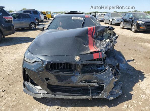 3MW53CM09N8C75580 2022 BMW M2 Black Դիմացի տեսք