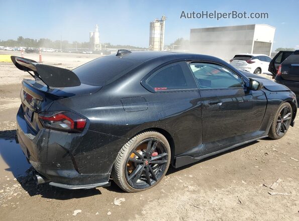 3MW53CM09N8C75580 2022 BMW M2 Black Հետևի աջ