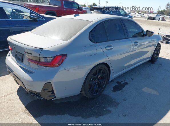 3MW59FT05S8F83200 2025 BMW M3 Gray Հետևի աջ