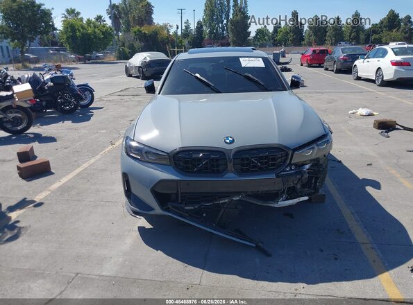 3MW59FT08S8F80100 2025 BMW M3 Blue უკანა სალონის ხედი
