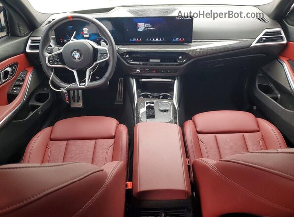 3MW59FT09S8F24764 2025 BMW M3 White Widok deski rozdzielczej