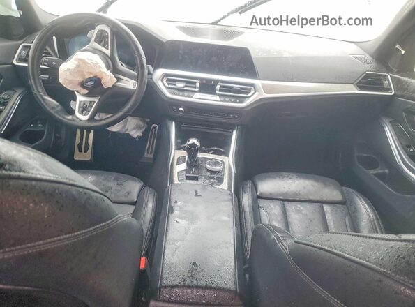 3MW5P7J01N8C62743 2022 BMW 3 SERIES White Widok deski rozdzielczej