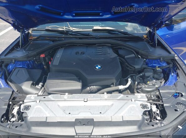 3MW5R1J00N8C47786 2022 BMW 3 SERIES Синий Вид сзади