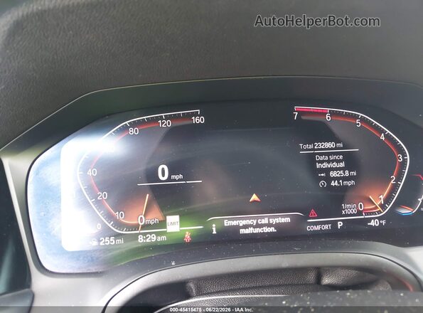 3MW5R1J01L8B04097 2020 BMW 3 SERIES White Vista de los asientos traseros