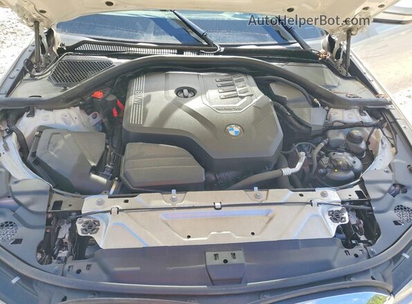 3MW5R1J01L8B43787 2020 BMW 3 SERIES White Widok wnętrza z tyłu