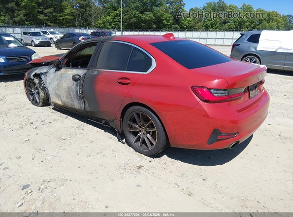 3MW5R1J02M8B65332 2021 BMW 3 SERIES Red Задня ліва чверть