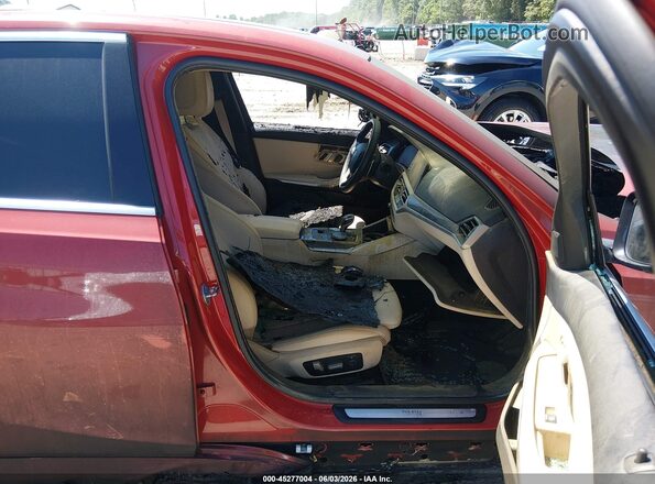 3MW5R1J02M8B65332 2021 BMW 3 SERIES Red Вид салону спереду